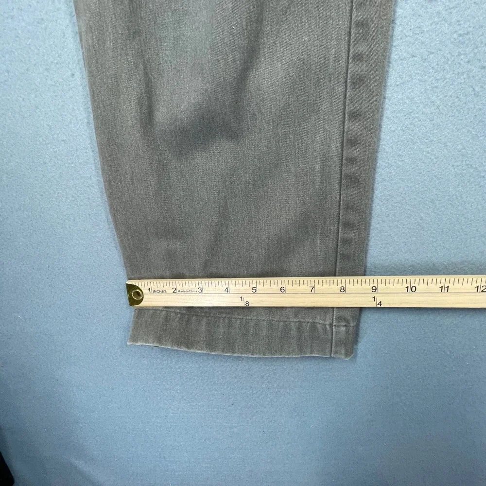 VTG 90s Brooks Sport Gray Flat Front Hong Kong Chino Pants Mens 32x32